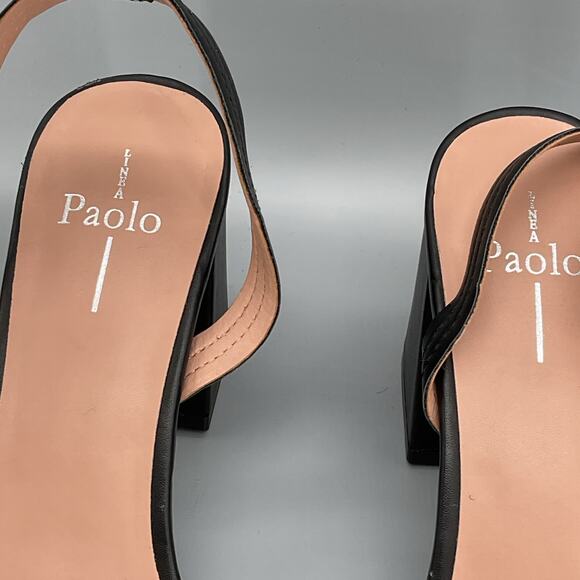 NEW Linea Paolo Women’s Emmie Heeled Sandals Black Size 11M - Picture 6 of 10